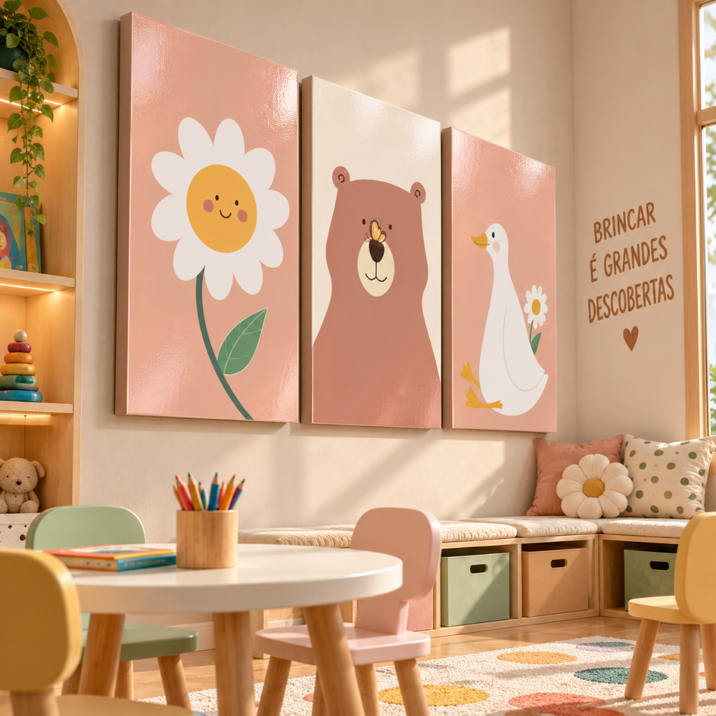Kit de quadros decorativos infantis