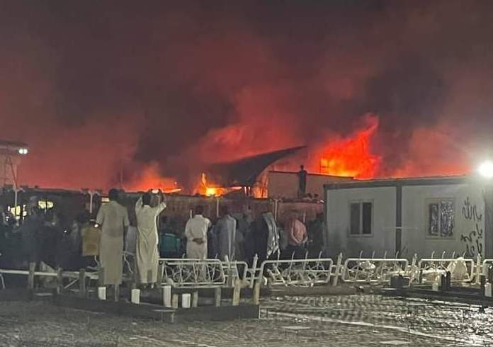 Nearly 100 dead in catastrophic fire at COVID ward in Iraq Nearly 100 dead in catastrophic fire at COVID ward in Iraq
