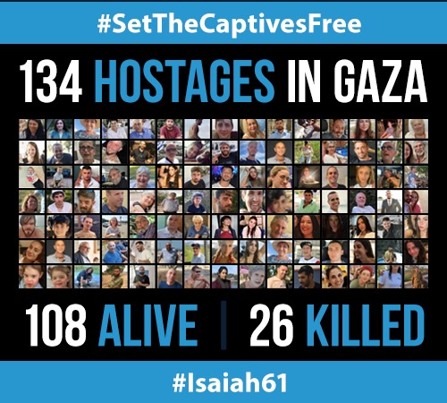 Please pray for the release of the Israeli hostages!