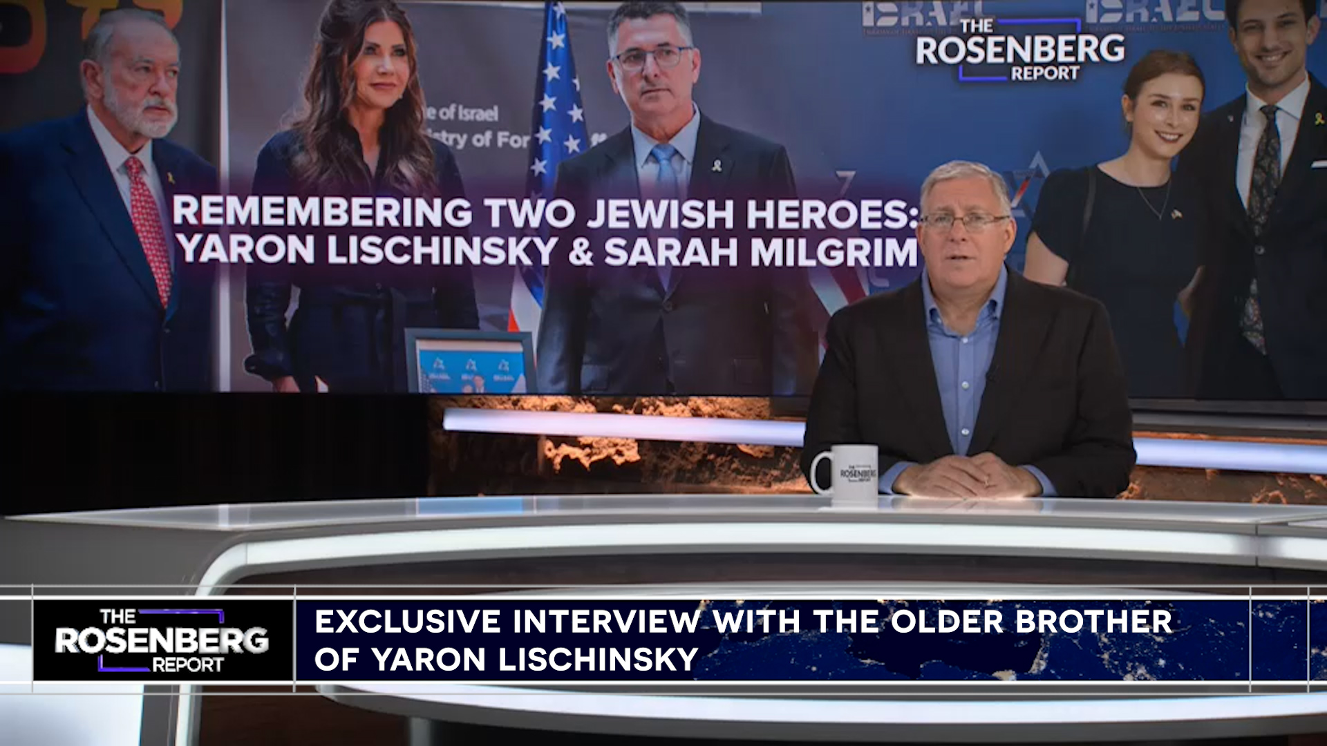Hanan Lischinsky on TBN's The Rosenberg Report (Photo: Screenshot)