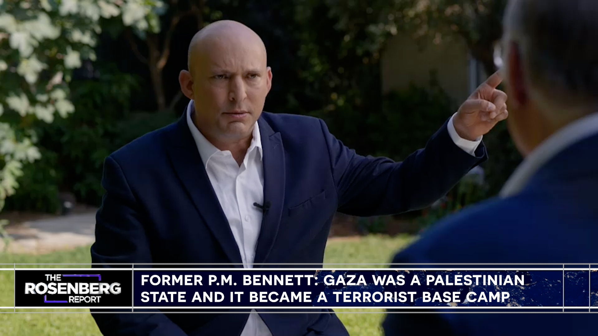 Former Prime Minister Naftali Bennett on TBN's The Rosenberg Report (Photo: Screenshot)