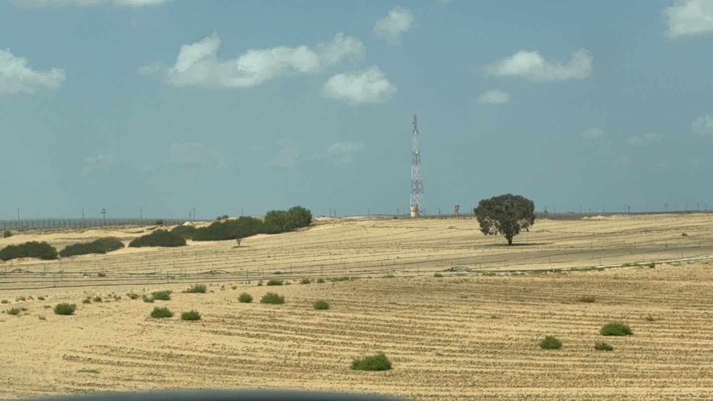 View of the Israeli-Egyptian border. Sept. 9, 2025. (Photo: Yaniv Nadav/Flash90)