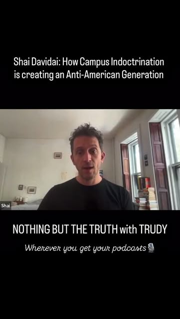 Shai Davidai sits down with Trudy on NOTHING BUT THE TRUTH with TRUDY to discuss his upcoming book โAmerican Intellectual antisemitism: tโฆ