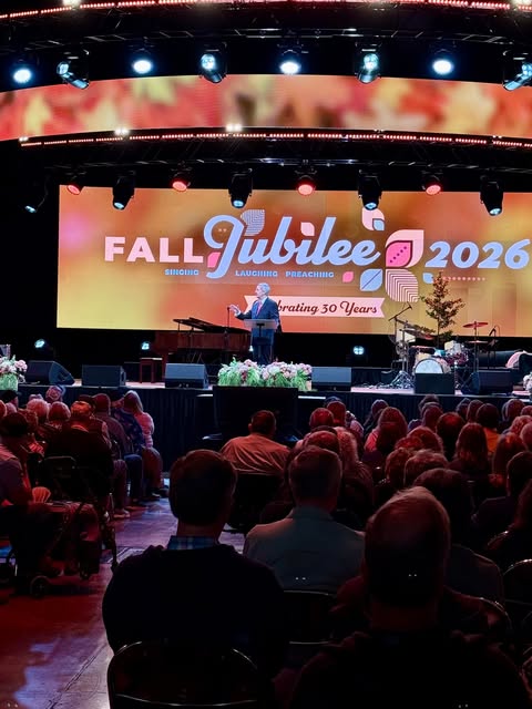 Such a privilege this morning to bring a message of God's grace to the thousands gathered for Fall Jubilee 2026 in Gatlinburg, TN.