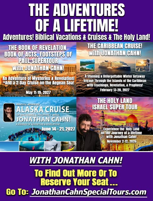 The Adventures of a Lifetime!

🔹The Book of Revelation Book of Acts, Footsteps of Paul Supertour

🔹The Caribbean Cruise 

🔹 The Alaska…