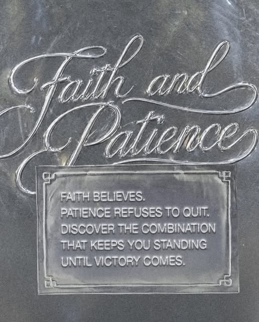 Faith believes God’s Word. Patience keeps you standing on it.
When pressure comes and circumstances challenge what you believe, don’t let…