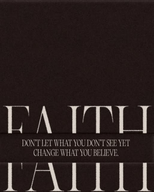 What you see today doesn’t determine what you believe tomorrow.
Faith is built day by day as you stay in God’s Word, trust what He has sa…