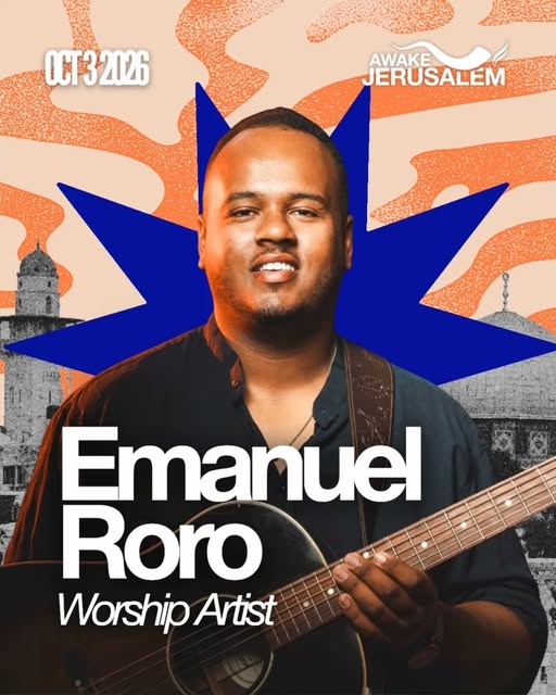 Please welcome Emanuel Roro to Awake Jerusalem 2026! 

Born and raised in Israel to a family with Ethiopian-Jewish roots, Emanuel is a wo…