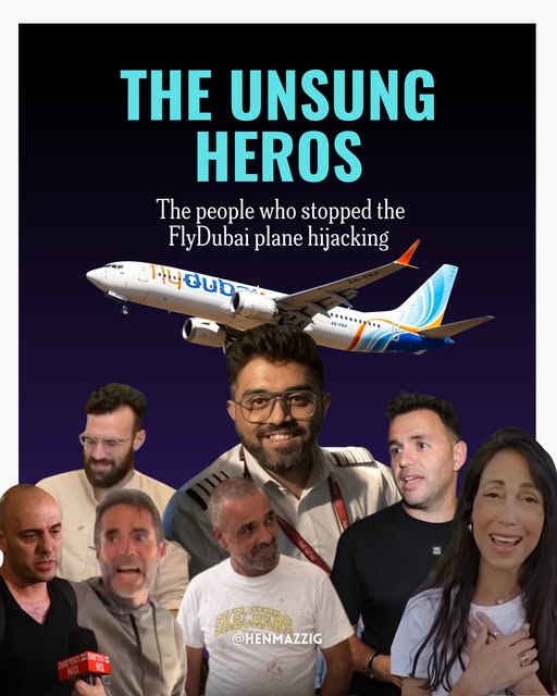 A pilot was stabbed in his own cockpit by his co-pilot, and the passengers on that #FlyDubai plane are the reason it never hit the ground…