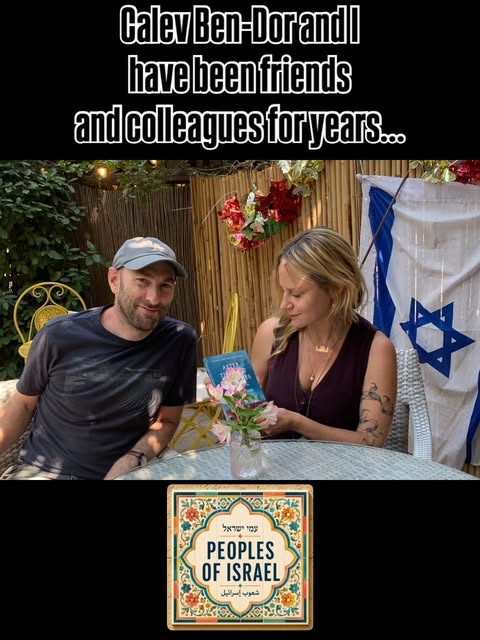 Calev Ben-Dor and I have been friends and colleagues for years.

15 months after October 7, we traveled south together, through the commu…
