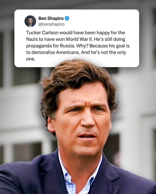 Is it still “absurd” to claim that Tucker Carlson “has no place in the conservative movement?” If so, please explain why.