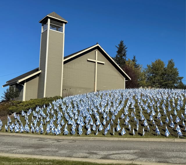 To every church that joined us for Flags of Fellowship, thank you. 💙🇮🇱
Each flag planted carried a message far beyond your church gr…