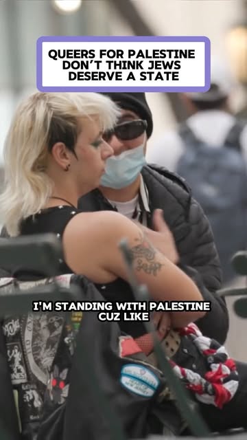 Queers For Palestine Don't Think Jews Deserve A State

57 Arab and Muslim countries and one Jewish state. Zach asks a Queers for Palestin…
