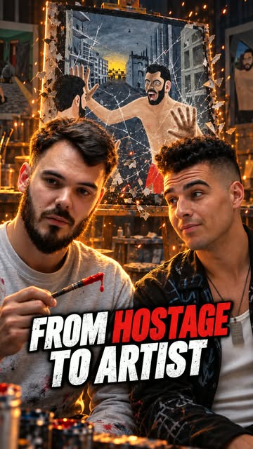 Freed Hostage Andrei Kozlov Paints His Captivity

Zach visits Andrei Kozlov, taken from the Nova festival and rescued on June 8, at a sho…