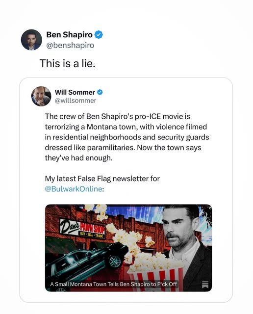 Surprise! The Left wants to shut down our movie 🙂‍↔️