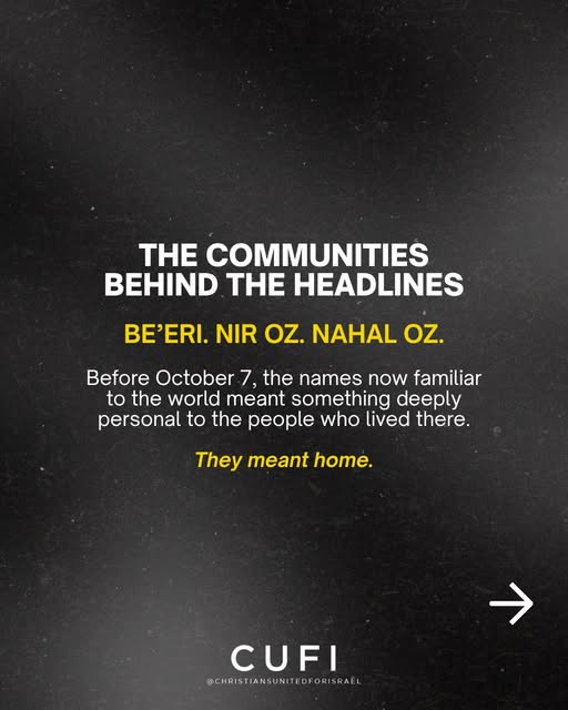 For the people who lived in Be’eri, Nir Oz, and Nahal Oz, these names meant home.

They meant work shared across generations, weekends wi…