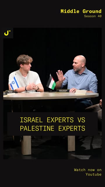 Israel experts vs Palestine experts, this Friday on #middleground