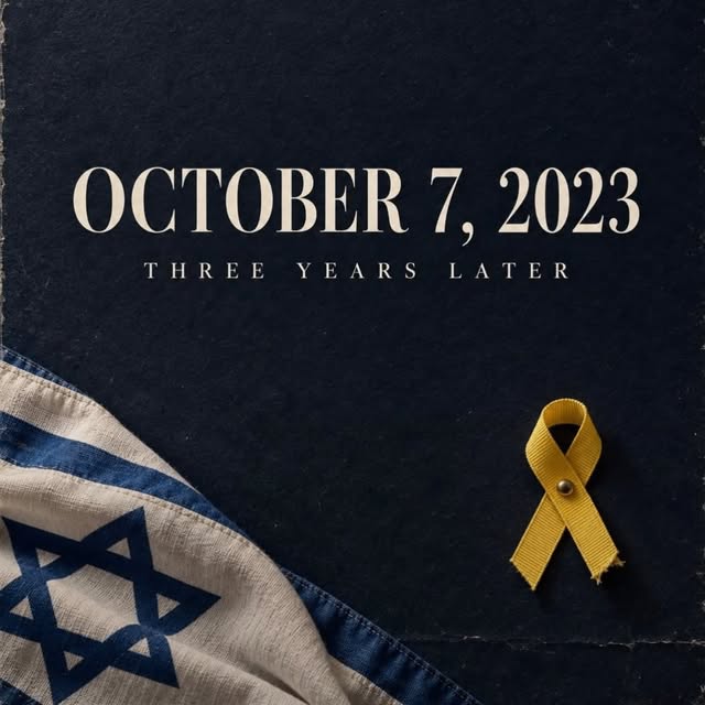 Today’s anniversary is a day for mourning but also for renewing resolve. 

Over the last three years, Israel has demonstrated extraordina…