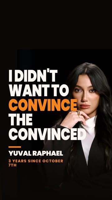 Yuval Raphael says the online blame for 7 October scared her to her bones, and taught her that, as she puts it, we are not protected anyw…