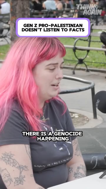 Gen Z Pro-Palestinian Doesn't Listen To Facts

She says Israel is committing genocide. Asked whether Hamas hunting down every Jew it coul…