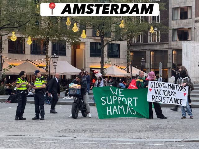 This photo is supposedly from Amsterdam, but it could be anywhere. This ideology has infested the West.

Yesterday I was editing footage…