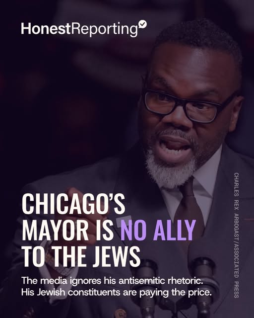 300,000 Jews call Chicago home. 
Since Mayor Brandon Johnson took office, antisemitic hate crimes in the city have jumped 58%.

@chicagos…