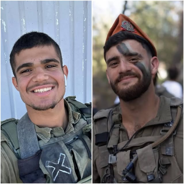 שני לוחמים מגדוד ארי 775 נפלו היום בפיגוע בצומת יהודה-
המ"כ סמ״ר רון יונתן רויטמן, בן 23 מאשקלון, והלוחם סמל יובל שי סוילם, בן 20 מהוד הש…