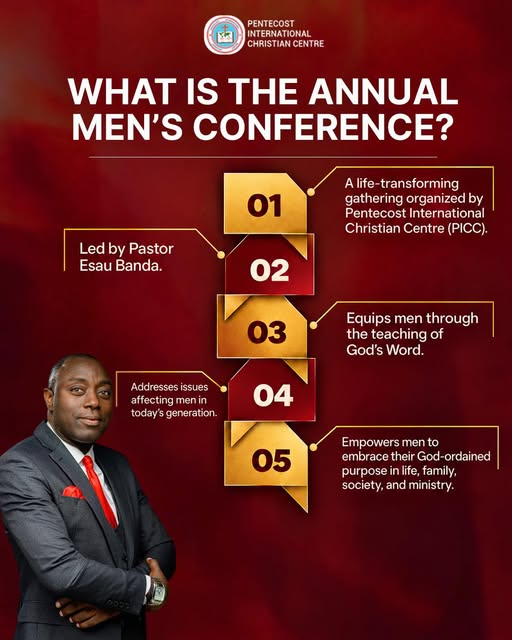 Learn more about the Annual Men’s Conference happening from 12 to 14 November 2026 at the Camp of God Cathedral. This is a time for men.…