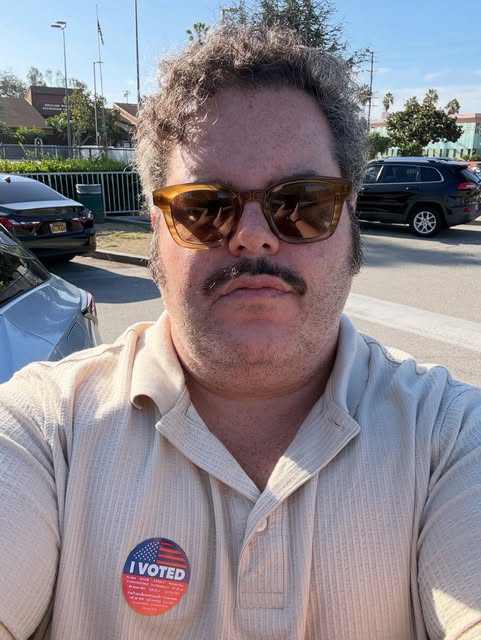 If I can fly 15 hours to vote, you can take five minutes to vote. No excuses. Go. Vote.