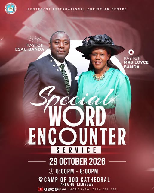 SPECIAL WORD ENCOUNTER SERVICE 
Join us for our Special Word Encounter Service tomorrow, 29th October 2026 from 6pm to 8pm at the Camp of…