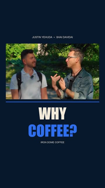 I started Iron Dome Coffee right out of a cafe.
⠀
So when @shaidavidai asked why I chose coffee, there was a pretty personal answer. I’ve…
