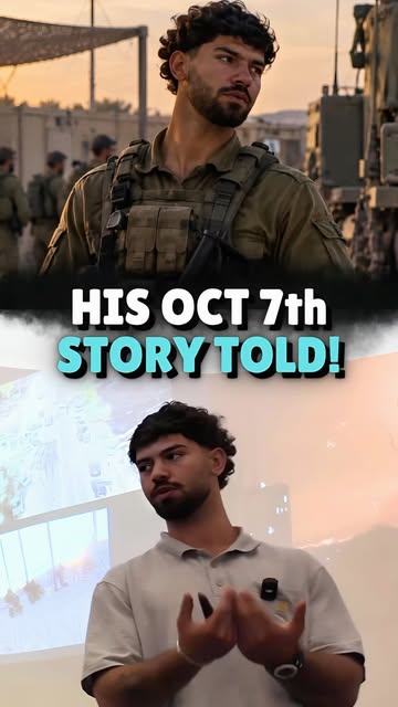 From the peace of the Golan Heights straight into the unknown. 💙 Waking up to sirens on October 7th, Ariel and his comrade Ofek received…