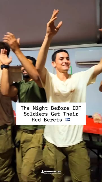 The Night Before IDF Soldiers Get Their Red Berets 🇮🇱