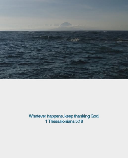 Your circumstances may change, but His goodness never does. Keep giving thanks.