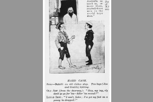A cartoon from The Bulletin in 1897 depicting antisemitic tropes