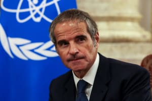 Director General of the International Atomic Energy Agency (IAEA) Rafael Grossi looks on on the day he meets Egypt's Foreign Minister Badr Abdelatty, (not seen), in Cairo, Egypt, September 9, 2025. (Photo: REUTERS/Mohamed Abd El Ghany)