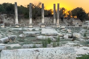 Ruins of the Herodian city of Sebastia