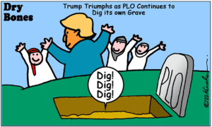 Author’s note: The cartoon was drawn in September 2020 by Yaakov Kirschen aka “Dry Bones”- one of Israel’s foremost political and social commentators – who passed away on 14 April 2025 and whose cartoons graced the columns of Israeli and international media publications for decades.