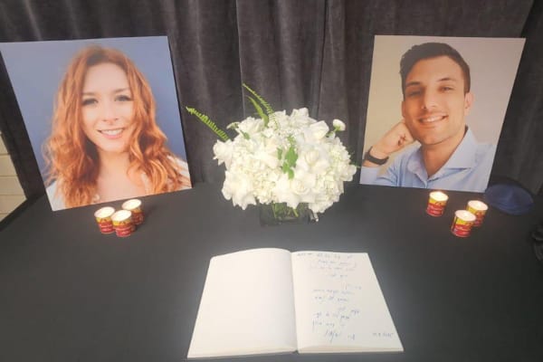 Netanyahu attends memorial for slain Israeli embassy workers before departing Washington