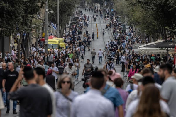 Israeli population growth falls below 1% for first time since founding in 1948