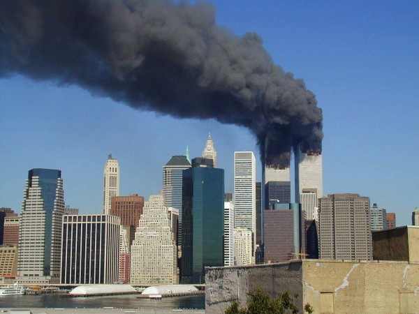Flames and smoke coming from the World Trade Center towers in Lower Manhattan, New York City during the September 11 attacks (Photo: screenshot)