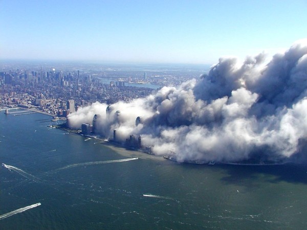 Flames and smoke coming from the World Trade Center towers in Lower Manhattan, New York City during the September 11 attacks (Photo: screenshot)