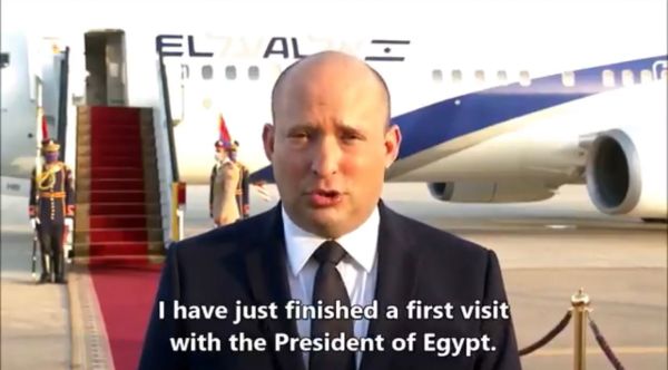 Israeli Prime Minister Naftali Bennett meets with Egyptian President Abdel Fattah el-Sissi in Sharm el-Sheikh, Sept. 13, 2021 (Photo: Koby Gideon/GPO)