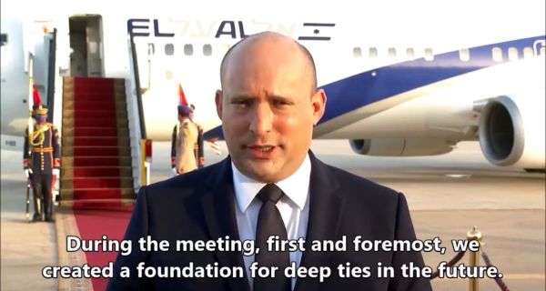 Israeli Prime Minister Naftali Bennett meets with Egyptian President Abdel Fattah el-Sissi in Sharm el-Sheikh, Sept. 13, 2021 (Photo: Koby Gideon/GPO)