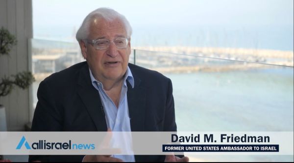 Joel C. Rosenberg interviews former U.S. Ambassador to Israel David Friedman (Photo: ALL ISRAEL NEWS)