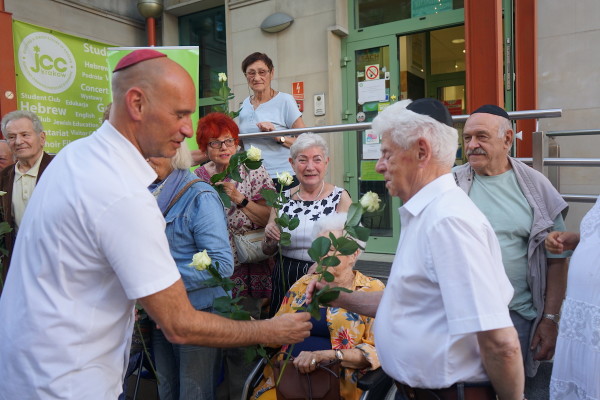 Holocaust Survivor Day ceremony in Krakow (Photo: JCC Krakow)
