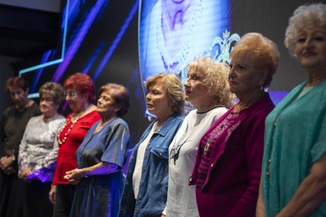 Participants in Israel’s Miss Holocaust Survivor pageant in Jerusalem, Nov. 16, 2021. (Photo: Olivier Fitoussi/Flash90)