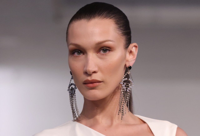 Bella Hadid at the Museum of Modern Art in Manhattan, New York City, Mar. 22, 2022. (Photo: Reuters/Andrew Kelly)