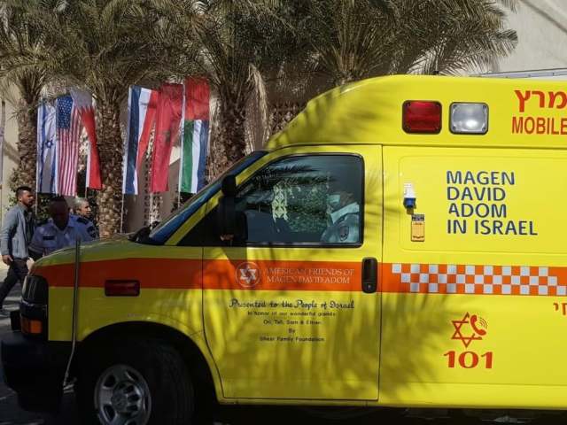 An ambulance donated to Magen David Adom by Christian Friends of Magen David Adom (Photo: Facebook/CFMDA)