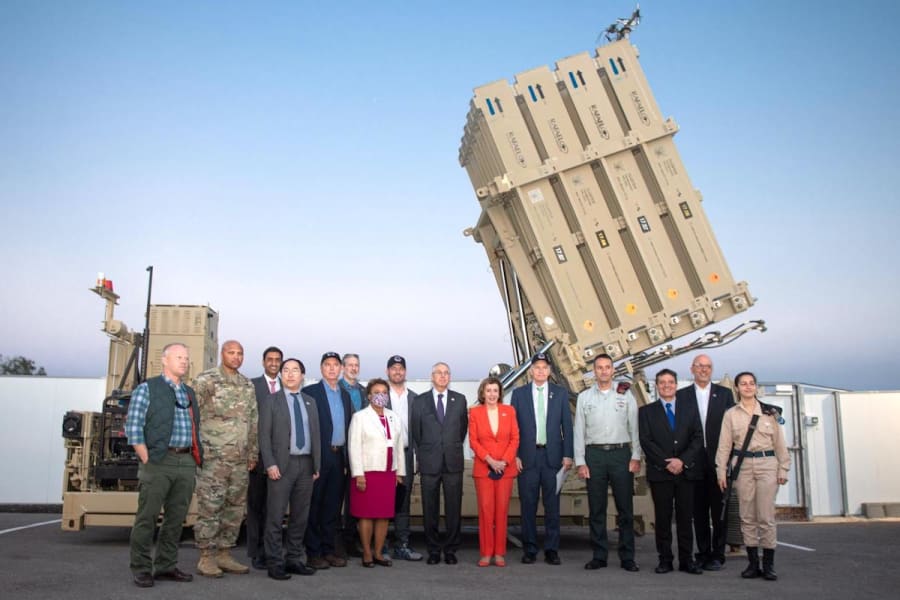 U.S. congressional delegation visits an Iron Dome battery in Israel, Feb. 16, 2022. (Photo: IDF Spokesperson)